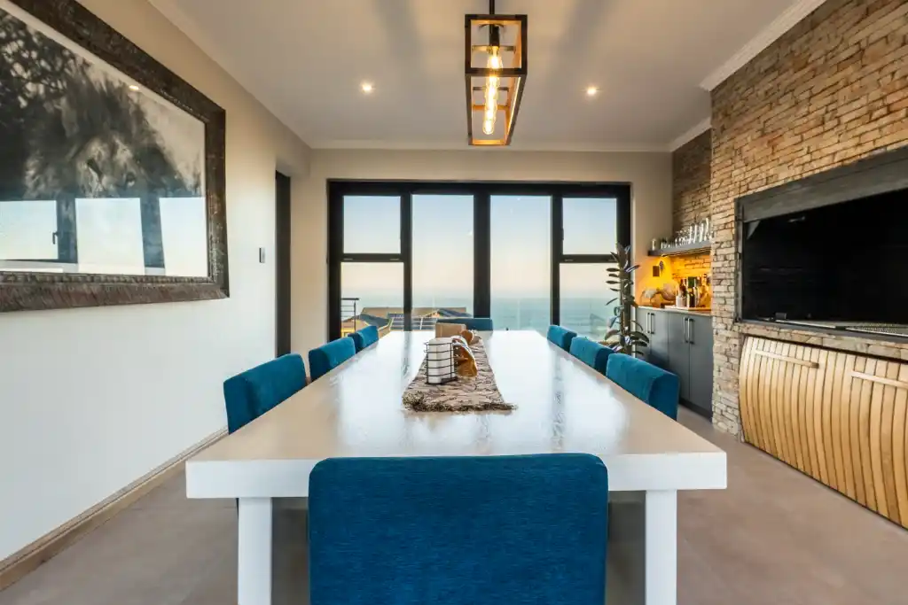 The home is beautifully decorated and exudes a feeling of warmth and comfort.