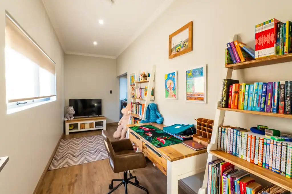 The home is beautifully decorated and exudes a feeling of warmth and comfort.
