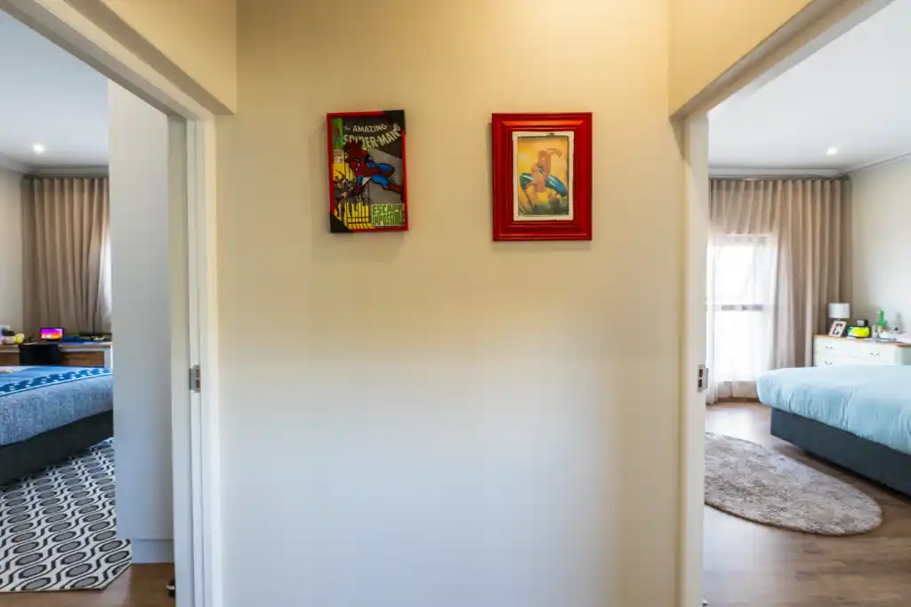 The home is beautifully decorated and exudes a feeling of warmth and comfort.