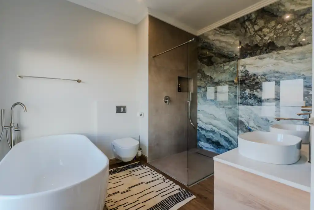 The home is beautifully decorated and exudes a feeling of warmth and comfort.